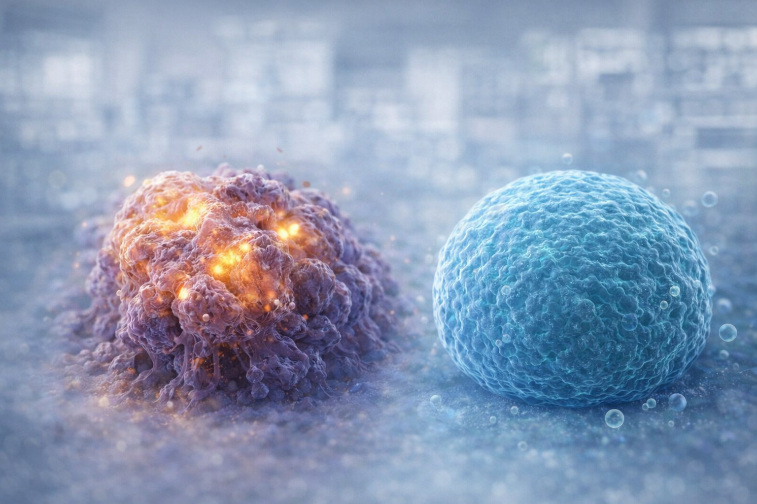 ¿Por qué la vitamina C afecta más a células tumorales que a células sanas?